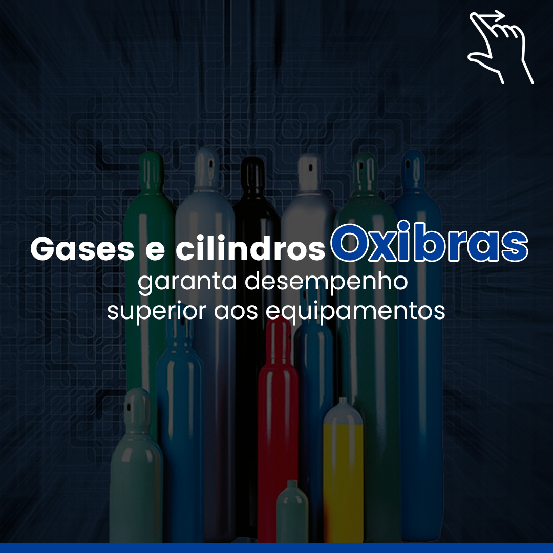 Gases e cilindros Oxibras: