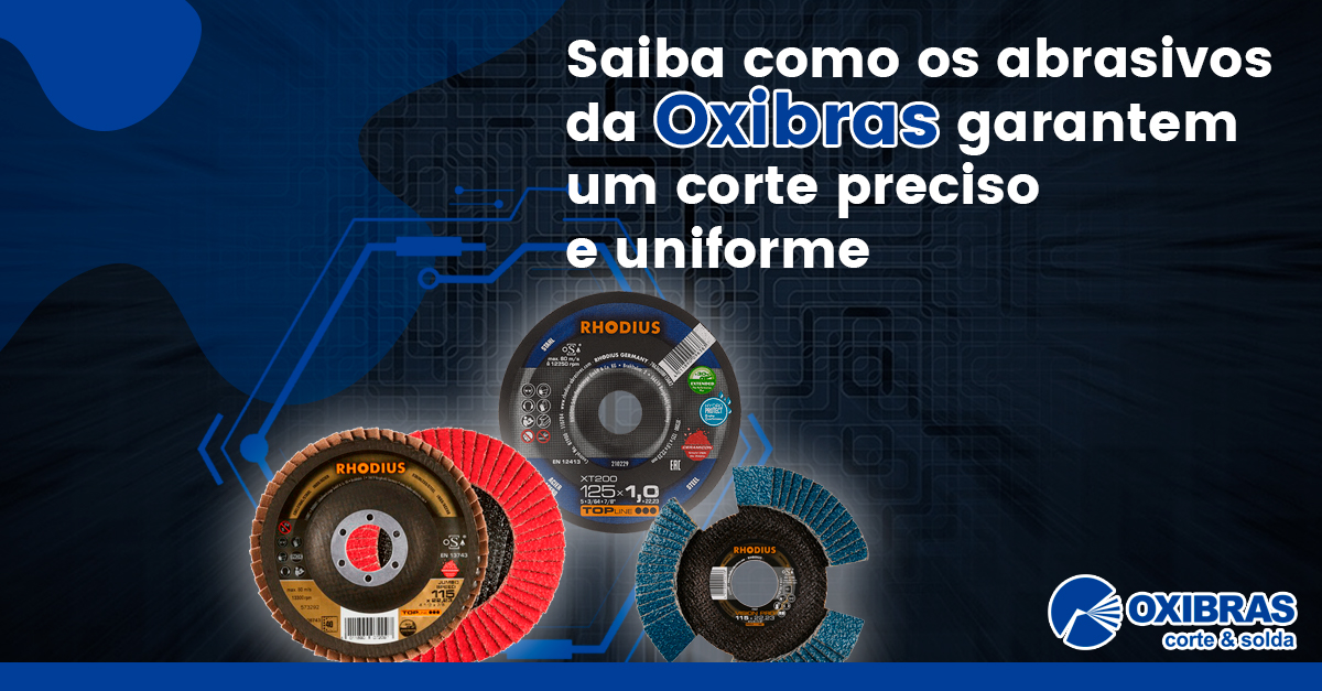 Saiba como os abrasivos da Oxibras garantem um corte preciso e uniforme