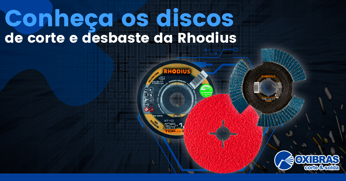 Conheça os discos de corte e desbaste da Rhodius