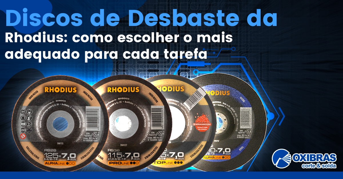 Discos de Desbaste da Rhodius: como escolher o mais adequado para cada tarefa