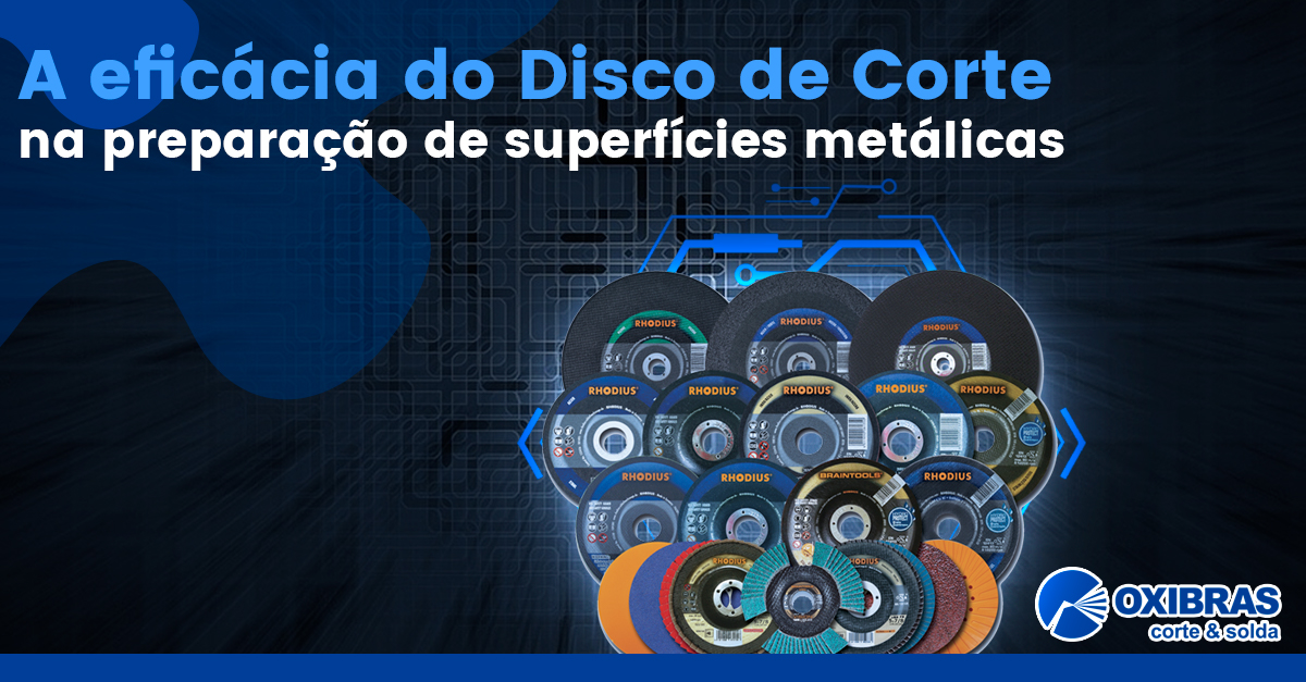 A eficácia do Disco de Corte na preparação de superfícies metálicas